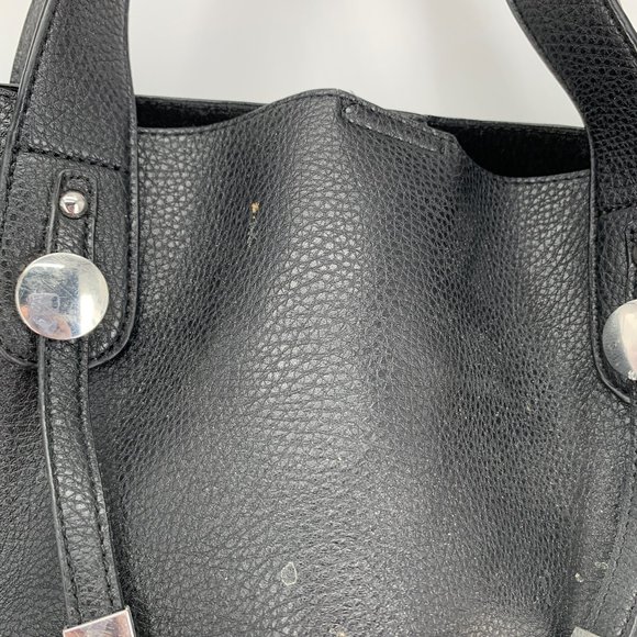 JUSTFAB Womens Black Lightweight Tote Bag - Picture 6 of 7
